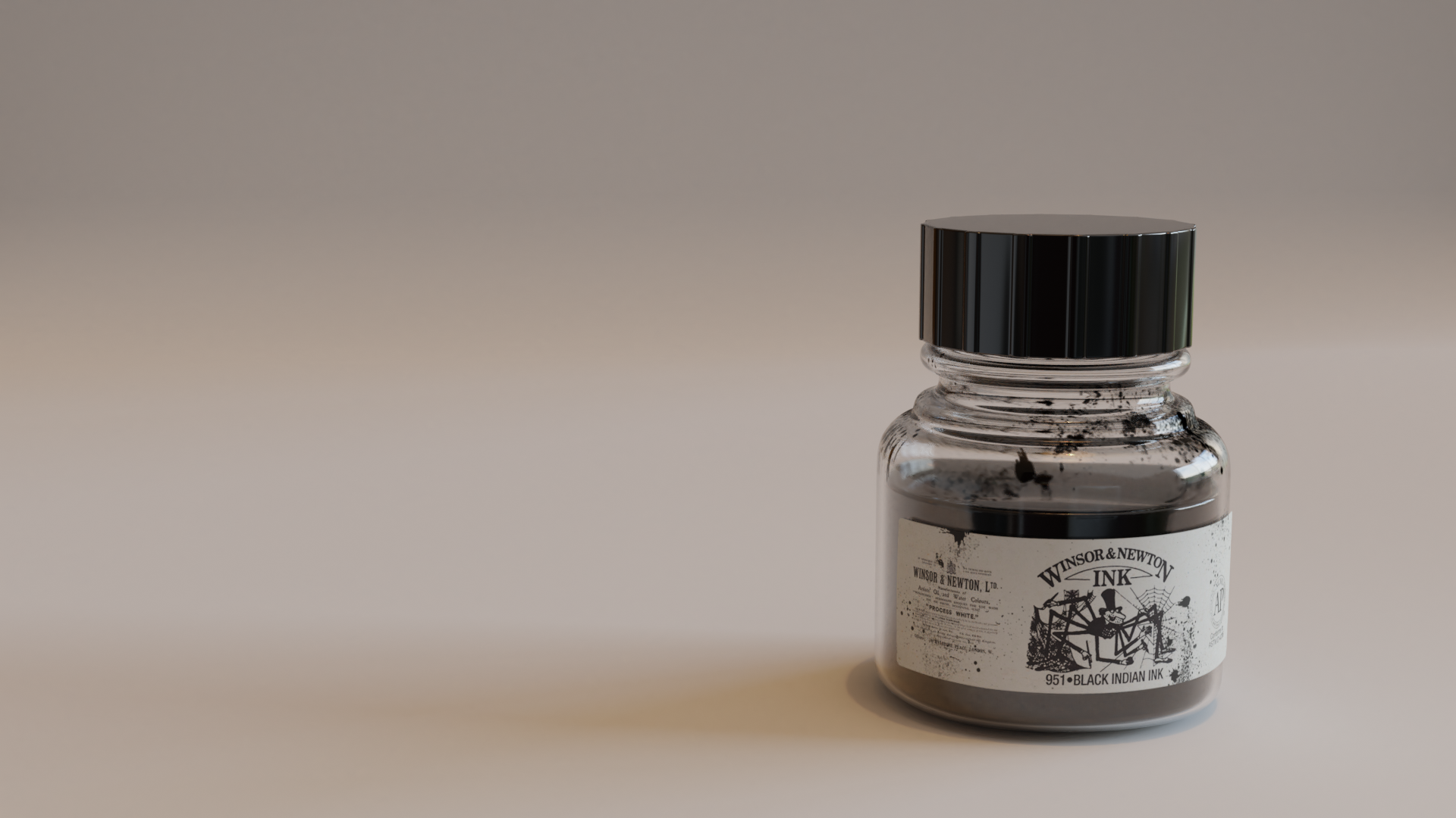 Winsor and Newton ink bottle for artists preview image 1